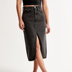 Denim Midi Skirt